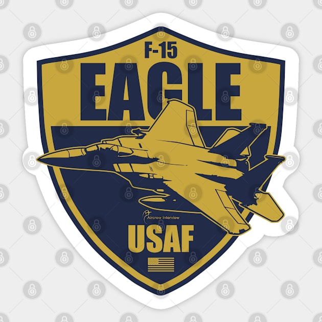 F-15 Eagle Sticker by Aircrew Interview